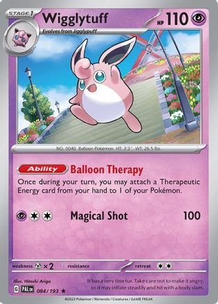 Wigglytuff (84) Holofoil [SV: Paldea Evolved] Pokemon Single Pokémon