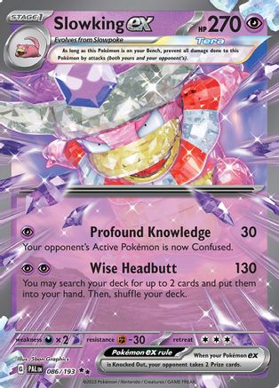 Slowking ex - 086/193 Holofoil [SV: Paldea Evolved] Pokemon Single Pokémon