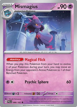 Mismagius - 088/193 [SV: Paldea Evolved] Pokemon Single Pokémon