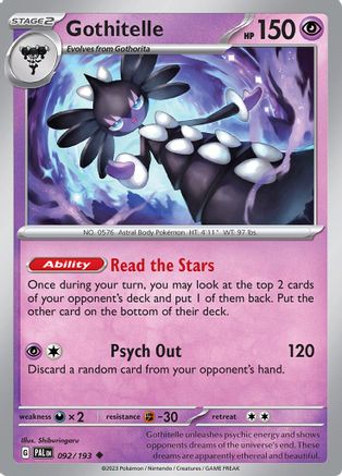 Gothitelle (92) [SV: Paldea Evolved] Pokemon Single Pokémon