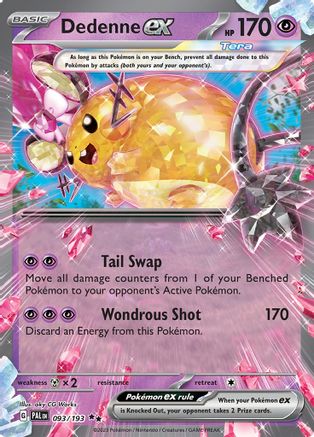 Dedenne ex - 093/193 Holofoil [SV: Paldea Evolved] Pokemon Single Pokémon