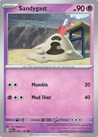 Sandygast - 095/193 [SV: Paldea Evolved] Pokemon Single Pokémon