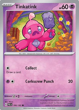Tinkatink - 100/193 [SV: Paldea Evolved] Pokemon Single Pokémon
