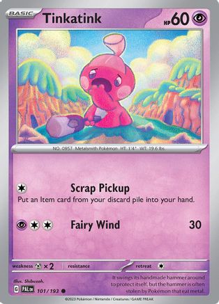Tinkatink - 101/193 Reverse Holofoil [SV: Paldea Evolved] Pokemon Single Pokémon