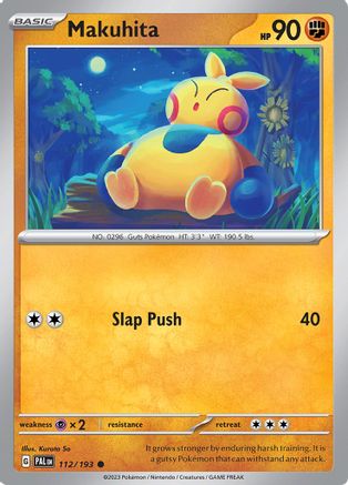 Makuhita (112) [SV: Paldea Evolved] Pokemon Single Pokémon