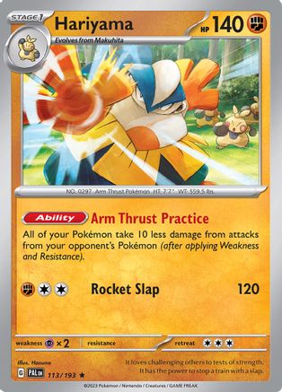 Hariyama (113) Holofoil [SV: Paldea Evolved] Pokemon Single Pokémon