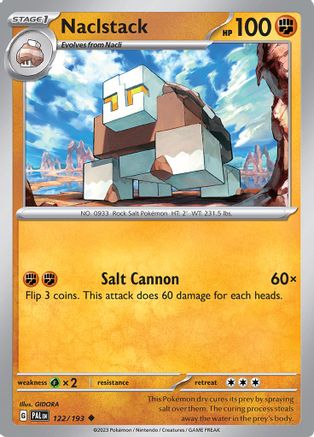 Naclstack (122) [SV: Paldea Evolved] Pokemon Single Pokémon