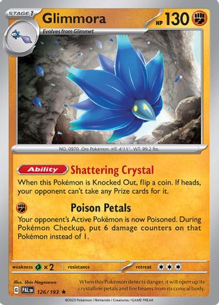 Glimmora (126) Reverse Holofoil [SV: Paldea Evolved] Pokemon Single Pokémon