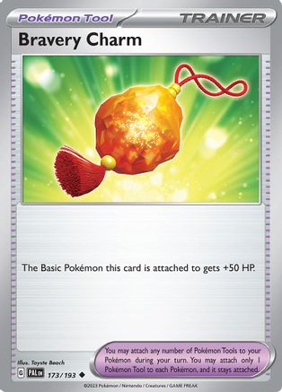Bravery Charm (173) Reverse Holofoil [SV: Paldea Evolved] Pokemon Single Pokémon