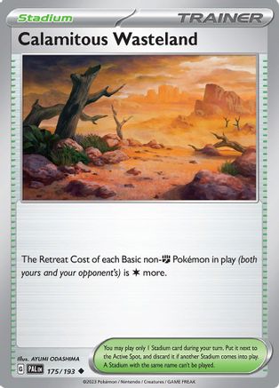 Calamitous Wasteland (175) [SV: Paldea Evolved] Pokemon Single Pokémon