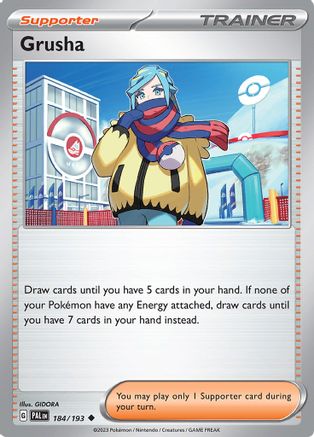 Grusha - 184/193 [SV: Paldea Evolved] Pokemon Single Pokémon