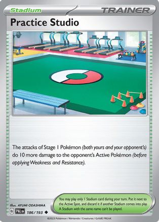 Practice Studio (186) [SV: Paldea Evolved] Pokemon Single Pokémon