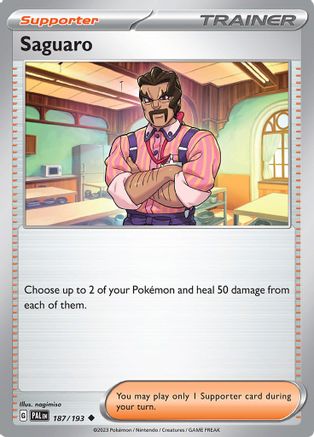 Saguaro (187) Reverse Holofoil [SV: Paldea Evolved] Pokemon Single Pokémon