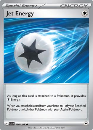 Jet Energy (190) Reverse Holofoil [SV: Paldea Evolved] Pokemon Single Pokémon