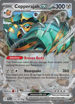 Copperajah ex (150) Holofoil [SV: Paldea Evolved] Pokemon Single Pokémon