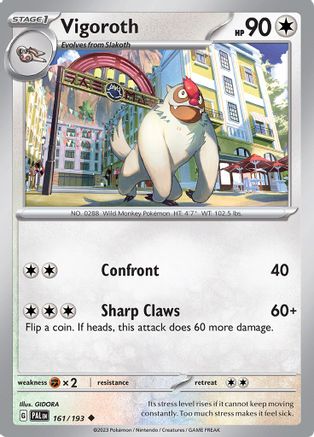Vigoroth (161) [SV: Paldea Evolved] Pokemon Single Pokémon