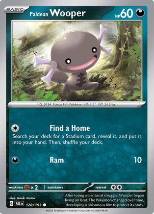 Paldean Wooper - 128/193 [SV: Paldea Evolved] Pokemon Single Pokémon