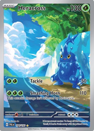 Heracross - 194/193 Holofoil [SV: Paldea Evolved] Pokemon Single Pokémon