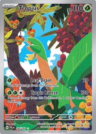 Tropius - 195/193 Holofoil [SV: Paldea Evolved] Pokemon Single Pokémon