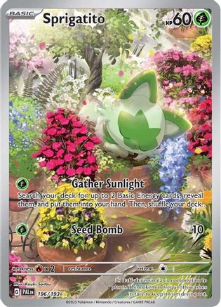 Sprigatito - 196/193 Holofoil [SV: Paldea Evolved] Pokemon Single Pokémon