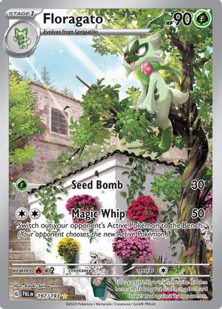 Floragato - 197/193 (197) - [SV: Paldea Evolved] Holofoil Pokemon Single Pokémon