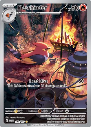 Fletchinder - 199/193 Holofoil [SV: Paldea Evolved] Pokemon Single Pokémon