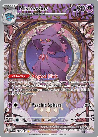 Mismagius - 212/193 Holofoil [SV: Paldea Evolved] Pokemon Single Pokémon