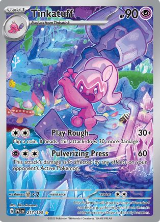 Tinkatuff - 217/193 Holofoil [SV: Paldea Evolved] Pokemon Single Pokémon