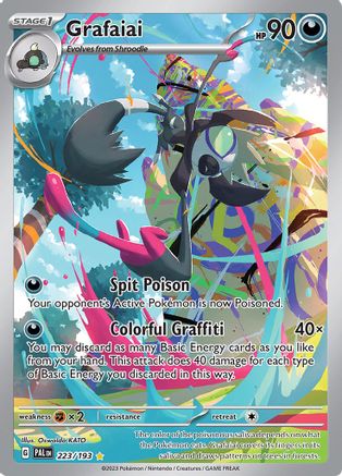 Grafaiai - 223/193 Holofoil [SV: Paldea Evolved] Pokemon Single Pokémon