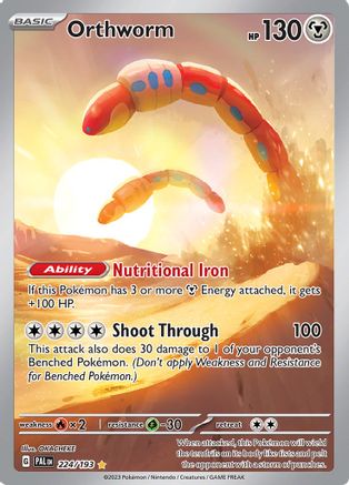 Orthworm - 224/193 Holofoil [SV: Paldea Evolved] Pokemon Single Pokémon