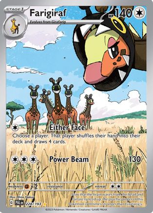 Farigiraf - 228/193 Holofoil [SV: Paldea Evolved] Pokemon Single Pokémon