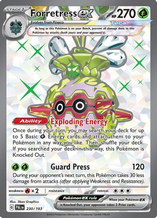 Forretress ex - 230/193 Holofoil [SV: Paldea Evolved] Pokemon Single Pokémon