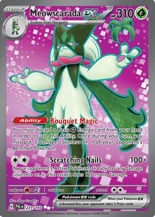 Meowscarada ex - 231/193 Holofoil [SV: Paldea Evolved] Pokemon Single Pokémon