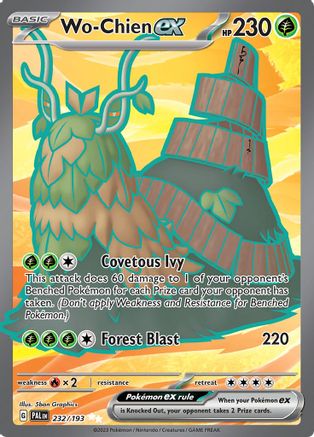 Wo-Chien ex - 232/193 Holofoil [SV: Paldea Evolved] Pokemon Single Pokémon