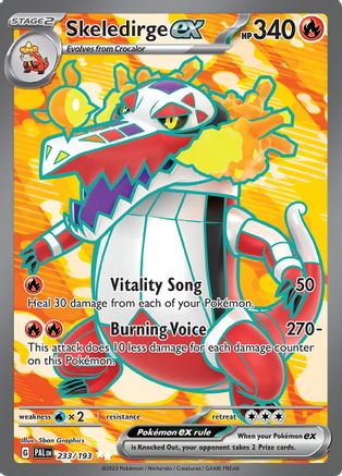 Skeledirge ex - 233/193 Holofoil [SV: Paldea Evolved] Pokemon Single Pokémon