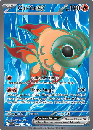 Chi-Yu ex - 234/193 Holofoil [SV: Paldea Evolved] Pokemon Single Pokémon