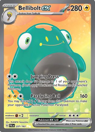 Bellibolt ex - 237/193 Holofoil [SV: Paldea Evolved] Pokemon Single Pokémon