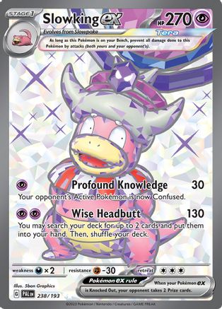 Slowking ex - 238/193 Holofoil [SV: Paldea Evolved] Pokemon Single Pokémon