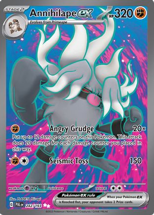 Annihilape ex - 242/193 Holofoil [SV: Paldea Evolved] Pokemon Single Pokémon