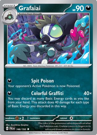 Grafaiai (146) [SV: Paldea Evolved] Pokemon Single Pokémon
