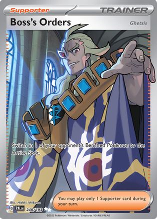 Boss's Orders - 248/193 Holofoil [SV: Paldea Evolved] Pokemon Single Pokémon
