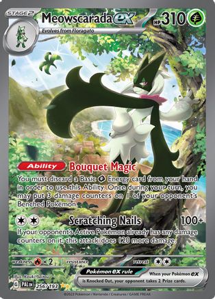 Meowscarada ex - 256/193 Holofoil [SV: Paldea Evolved] Pokemon Single Pokémon