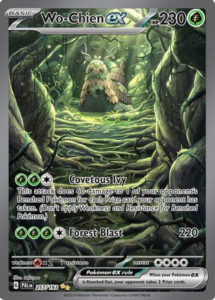 Wo-Chien ex - 257/193 Holofoil [SV: Paldea Evolved] Pokemon Single Pokémon