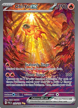 Chi-Yu ex - 259/193 Holofoil [SV: Paldea Evolved] Pokemon Single Pokémon