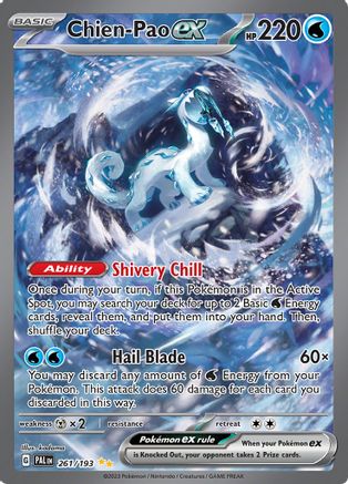 Chien-Pao ex - 261/193 Holofoil [SV: Paldea Evolved] Pokemon Single Pokémon