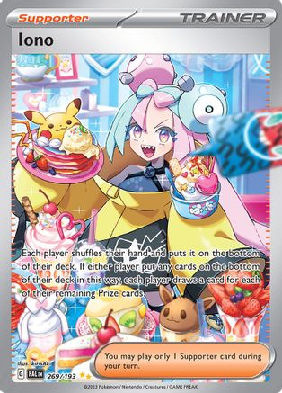 Iono - 269/193 Holofoil [SV: Paldea Evolved] Pokemon Single Pokémon