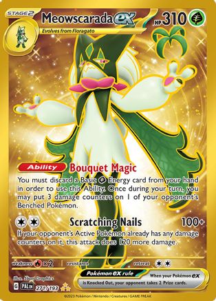 Meowscarada ex - 271/193 Holofoil [SV: Paldea Evolved] Pokemon Single Pokémon