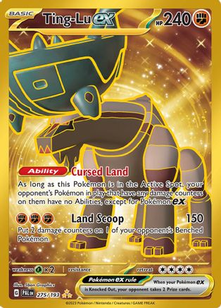 Ting-Lu ex - 275/193 (275) - [SV: Paldea Evolved] Holofoil Pokemon Single Pokémon