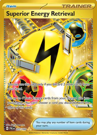 Superior Energy Retrieval - 277/193 Holofoil [SV: Paldea Evolved] Pokemon Single Pokémon