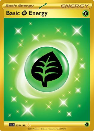 Basic Grass Energy - 278/193 Holofoil [SV: Paldea Evolved] Pokemon Single Pokémon